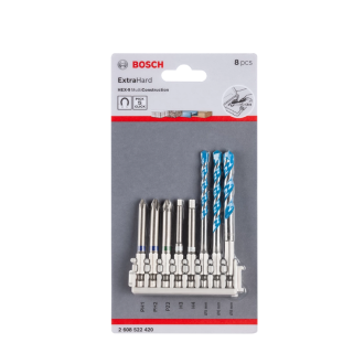 BOSCH 博世 PICK & CLICK系列 超硬螺絲起子鑽頭及多功能萬用鑽頭套裝 Extra Hard Screwdriver and Multiconstruction Drill Bit