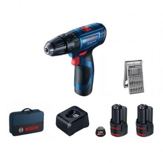 【獨家套裝】BOSCH 博世 12V 充電式衝擊鑽 雙2.0Ah鋰電套裝 GSB 120-LI double battery set