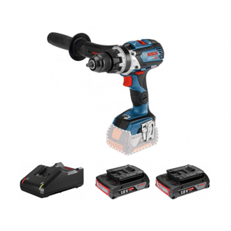 BOSCH 博世 18V無碳刷震動衝擊鑽 雙電套裝 GSB 18V-85C 2.0Ah set