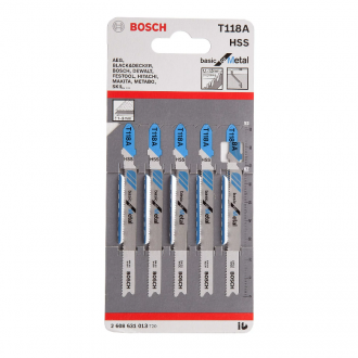 BOSCH 博世 積梳鋸片 (切割金屬用) 五片裝 BASIC FOR METAL T118A