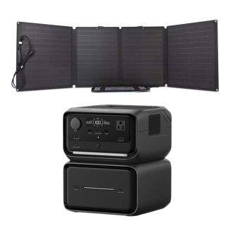 【組合優惠】ECOFLOW 110W 太陽能板 + River 3 Max Plus (858Wh) 大容量流動電源