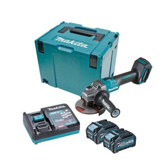 Makita 牧田 GA005GD201 / GA005GM201 40V 充電角磨機125MM (連2.5Ah/4.0Ah電x2及充電器套裝)