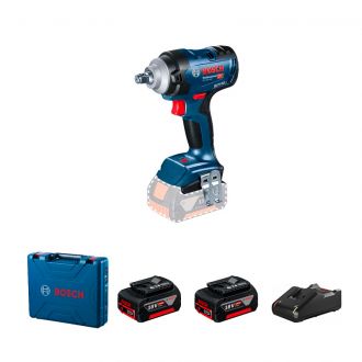 Bosch 博世 18V 無刷衝擊扳手 GDS 18V-400 5.0ah雙電套裝