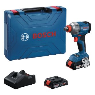  BOSCH 博世 無碳刷兩用衝擊電批/電卜 GDX 18V-285 (2.0Ah 雙電套裝)