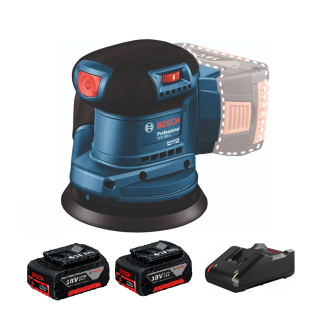 BOSCH 博世 18V 偏心砂磨機 3.0Ah雙電套裝 GEX 185-LI PROFESSIONAL