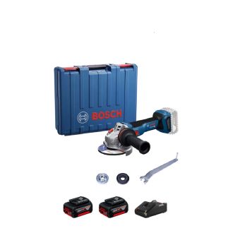 Bosch 博世 1100w 無刷鋰電磨機 GWS 18V-11 S （5.0Ah雙電套裝）