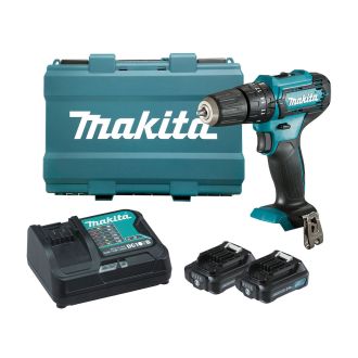 Makita 牧田 HP333DSAE 12V 充電衝擊電鑽  (連2Ah電x2及充電器套裝)