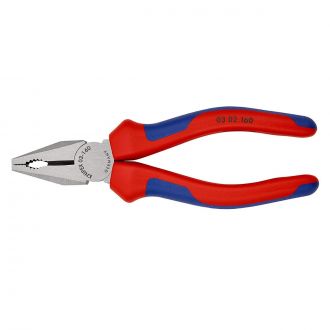 德國 KNIPEX 0302系列 厚膠柄平咀鉗 (6"/ 7"/ 8")