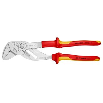 德國 KNIPEX 10" 彈弓快速調校 1000V 絕緣 多用途鉗
