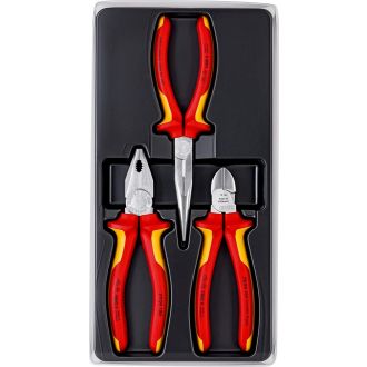 德國 KNIPEX 1000V VDE 絕緣電工工具套裝 (平咀鉗/尖咀鉗/斜咀鉗)