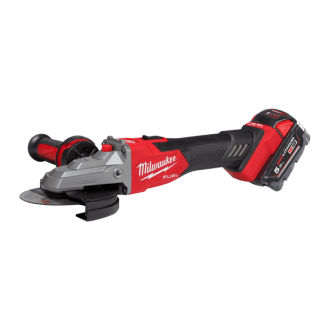 Milwaukee 美沃奇 M18 FSAGF125XB-0X0 - M18 FUEL™ 無碳刷 125mm 扁頭速停角磨機 (推制開關) (淨機)