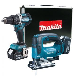 Makita 牧田  18V 充電式工具套裝 (衝撃鑽+積梳) DLX2202TX1