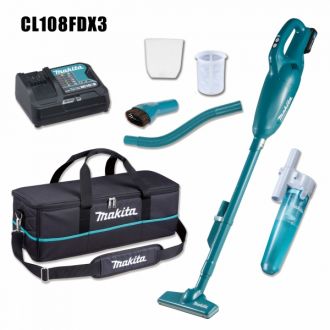 Makita 牧田 12V 充電式吸塵機 套裝 CL108FDX3／CL108FDWX3 