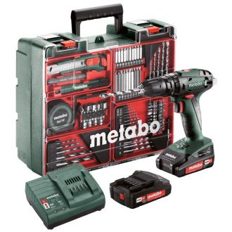 METABO 麥太保 18V充電式衝擊鑽 (連工具配件套裝) SB18 Set