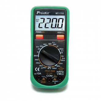 Pro'sKit 寶工 3 1/2真有效值數位電錶 MT-1705