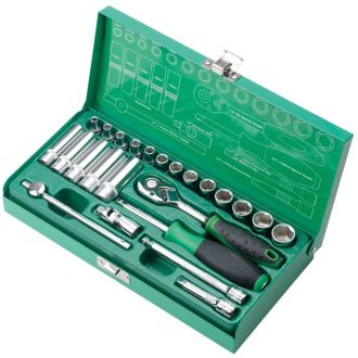 Pro'sKit 寶工 6.3mm（2分） 24件套筒工具組 HW-22401M