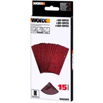 Worx 威克士 長方形砂紙套裝 (WX820適用) WA2029