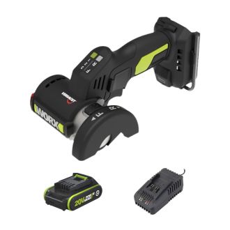 WORX 威克士 20v 3吋無刷切割鋸 WU802 (2.0Ah鋰電x1, 2A充電器)