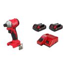 【Red Start 送機優惠】Milwaukee 美沃奇 M18 無碳刷衝擊批 BLIDR-0C （雙電套裝）