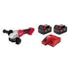 【Red Start 送機優惠】Milwaukee 美沃奇 M18 無碳刷 4" 100 mm 角磨機 (推制開關)  BLSAG100X-0 (雙電套裝)