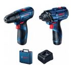 Bosch 博世 GSR 120-Li 電鑽 + GDR 120-Li 衝擊起子 套裝 Set