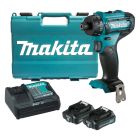 Makita 牧田 DF033DSAE 12V 充電起子電鑽 (連2Ah電x2及充電器套裝)