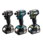 Makita 牧田 DTD173RGE 18V 衝擊起子機 (藍色/黑色/橄欖綠)  (連6Ah電x2及充電器套裝)