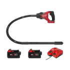 Milwaukee 美沃奇 M18 FCVN12-202 - M18 FUEL™ 混凝土振動器 - 1.2M (4.0Ah電池 x 2 及充電器套裝)