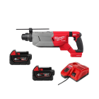Milwaukee 美沃奇 M18 FHACOD32-0C-202 - M18 FUEL™ 無碳刷 32mm D型 SDS-Plus 四坑錘鑽 (3 模式) (4.0Ah電池 x 2 及充電器套裝)