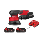 Milwaukee 美沃奇 M18 FROS125-202 - M18 FUEL™ 無碳刷125mm 隨機軌道砂紙機 (2.0Ah電池 x 2 及充電器套裝)