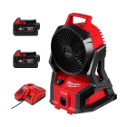 Milwaukee 美沃奇 M18 AFG2-202 - M18™ 無碳刷 PACKOUT™ 風扇 (4.0Ah電池 x 2 及充電器套裝)