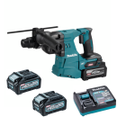 Makita 牧田 HR011GM202 40V 充電式電錘28毫米 (4.0Ah電池x2及充電器套裝)