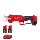 Milwaukee 美沃奇 M12 BLPRS-202 - M12™ 無碳刷樹枝剪 (2.0Ah電池 x 2 及充電器套裝)