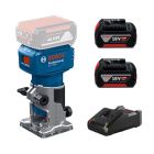 BOSCH 博世 18V 無碳刷修邊機 GLF 18V-8 PROFESSIONAL 4.0ah雙電套裝