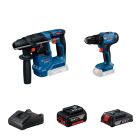 【孖裝優惠】BOSCH 博世 GBH 18V-18 油壓鑽 + GSB 183-LI 衝擊鑽雙電套裝