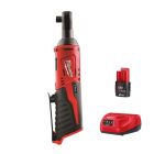 【Red Start系列】Milwaukee 美沃奇 M12™ 輕巧棘輪扳手 (3/8″) M12 IR-01 (2.0Ah單電套裝)
